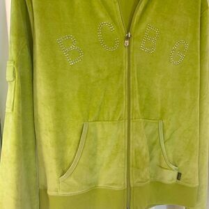 BCBG Women’s Hoodie Key West Green